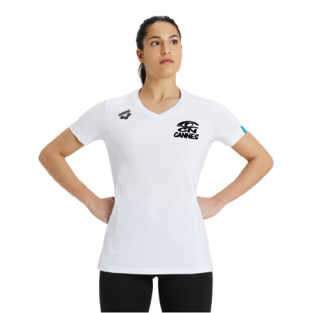 Tee-Shirt Femme - CN Cannes - Blanc
