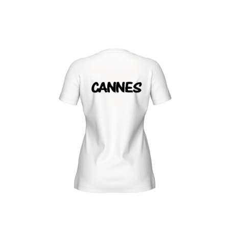 Tee-Shirt Femme - CN Cannes - Blanc