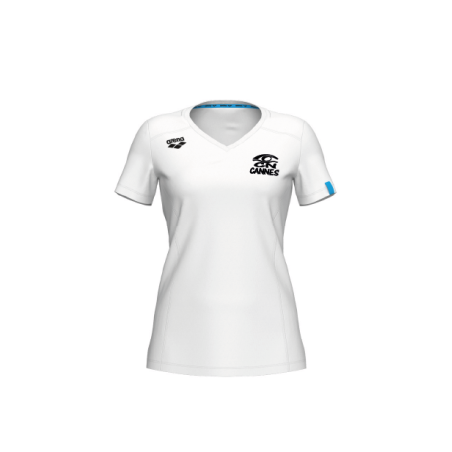 Tee-Shirt Femme - CN Cannes - Blanc