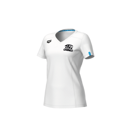 Tee-Shirt Femme - CN Cannes - Blanc