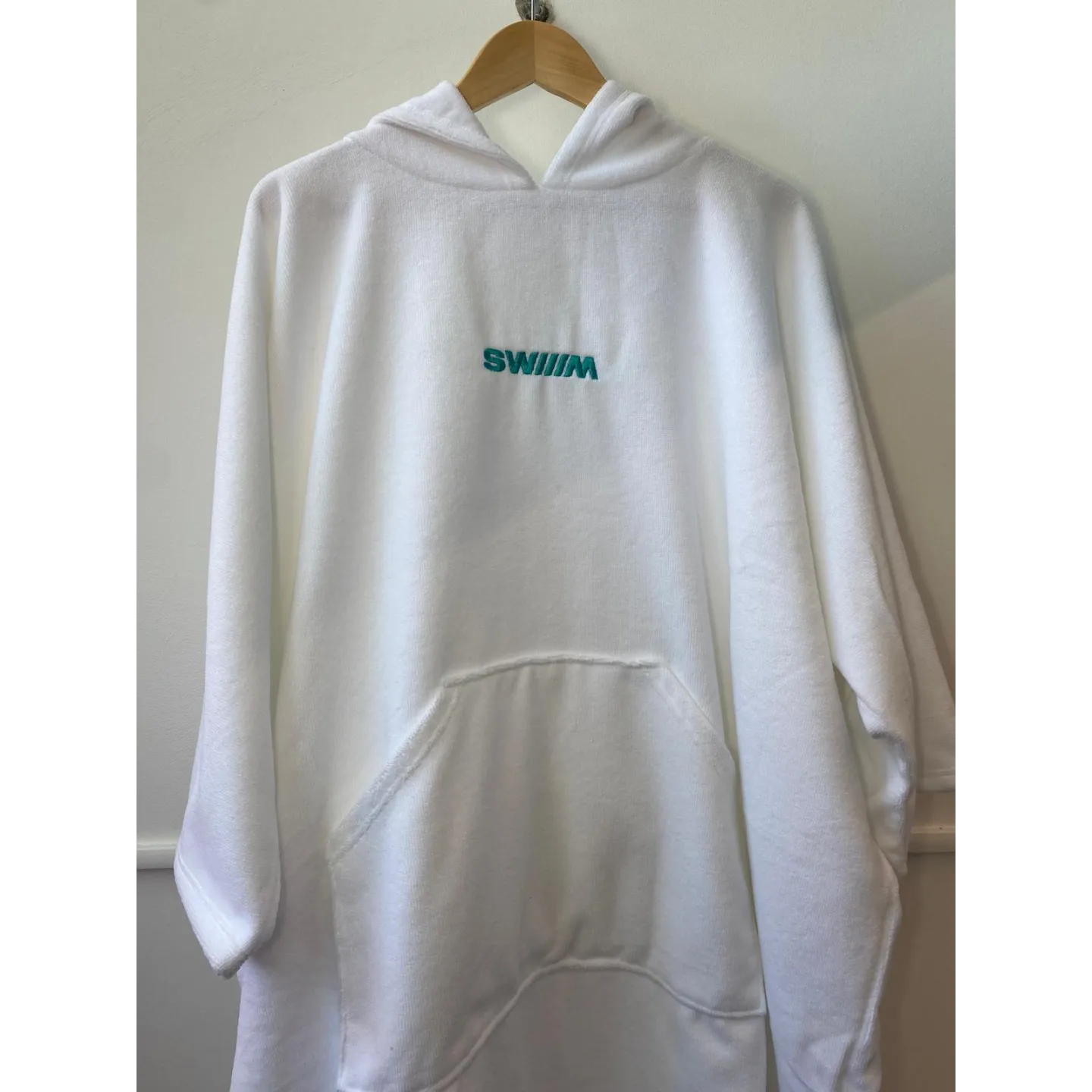 Poncho Polyester  à capuche WHITE