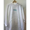 Poncho Polyester  à capuche WHITE