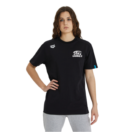 TEE SHIRT UNISEXE - CN Cannes - Noir
