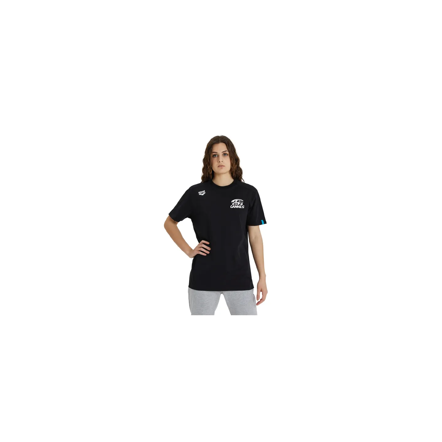 TEE SHIRT UNISEXE - CN Cannes - Noir