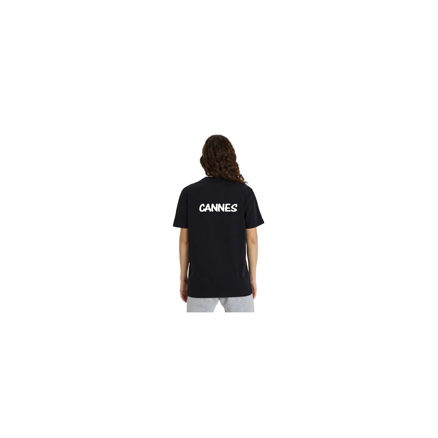 TEE SHIRT UNISEXE - CN Cannes - Noir