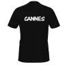 TEE SHIRT UNISEXE - CN Cannes - Noir
