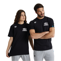 TEE SHIRT UNISEXE - CN Cannes - Noir