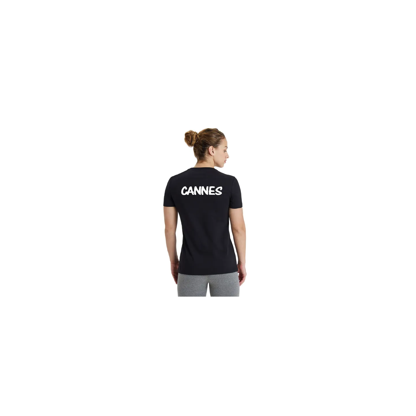 Tee-Shirt Femme - CN Cannes - Noir