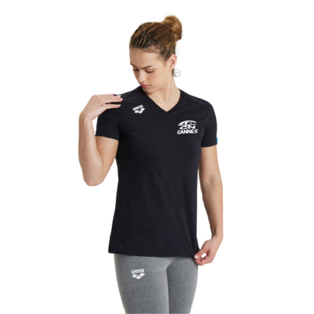 Tee-Shirt Femme - CN Cannes - Noir