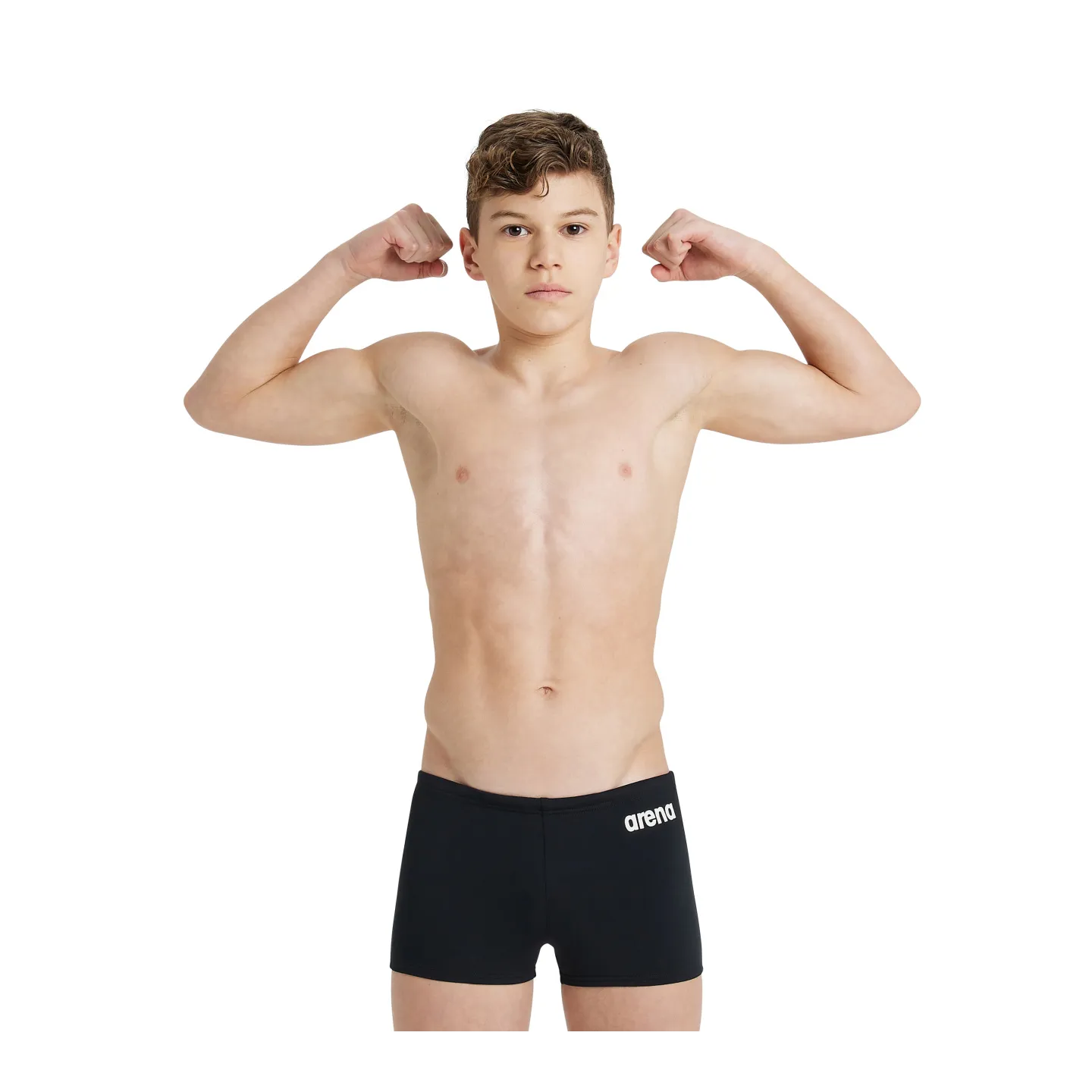 Maillot de Bain BOY'S TEAM SWIM SHORT BLACK WHITE