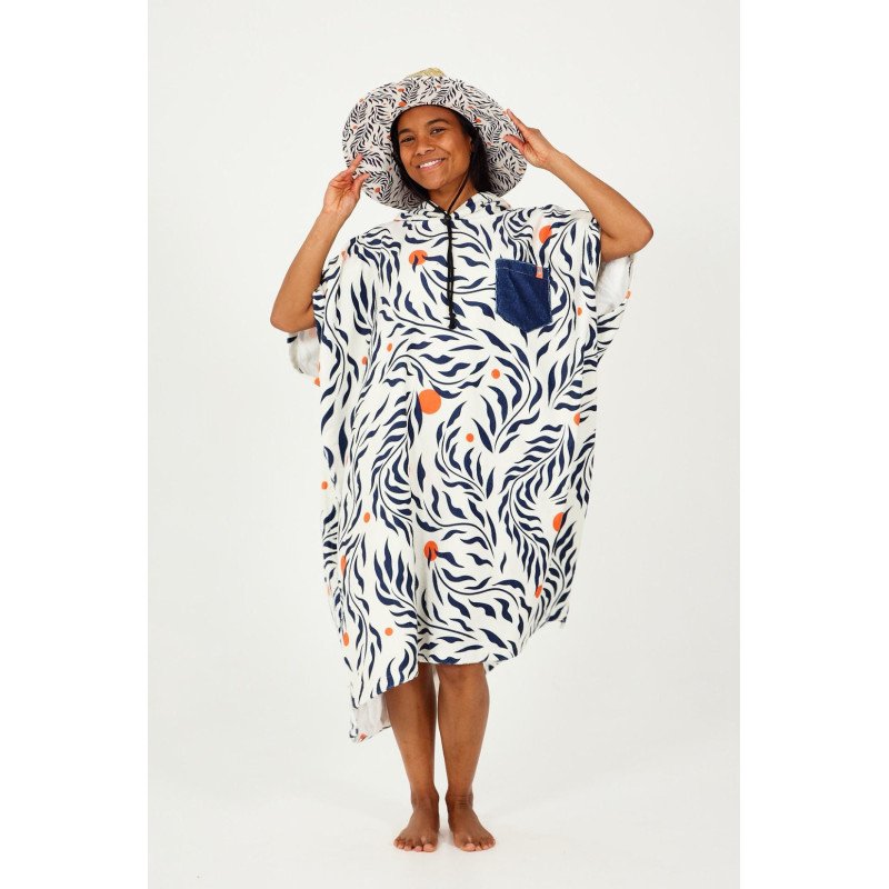 Poncho Spring Series - Feather Leaves