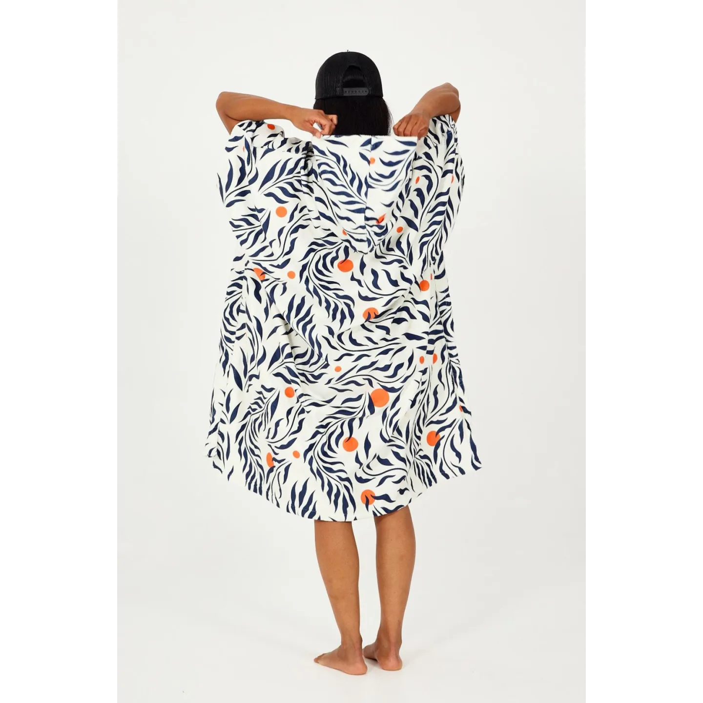 Poncho Spring Series - Feather Leaves
