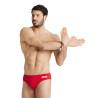 MAILLOT DE BAIN ARENA HOMME MEN'S TEAM SWIM BRIEFS SOLID RED WHITE