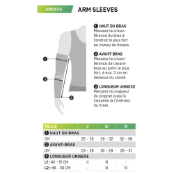 Manchon de compression haut de bras Arm Sleeves unisex