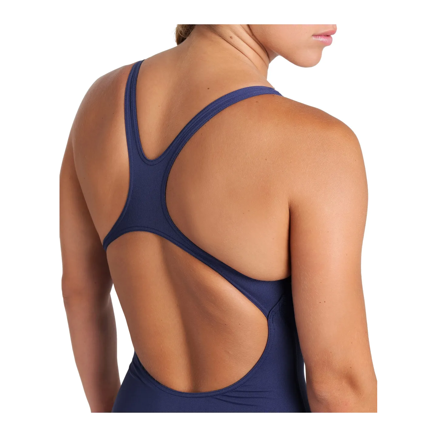 Maillot de Bain Femme  TEAM SWIMSUIT SWIM PRO SOLID NAVY WHITE