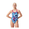 Maillot de bain Speedo Femme ECO+ ALLOV DIG STARBACK PUR/BLU