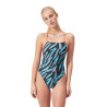 Maillot de bain Speedo Femme ECO+ ALLOV DIG LATTICE TIE-BACK BLA/BLU