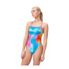 Maillot de bain Speedo Femme ECO+ ALLOV DIG VBACK BLU/PIN