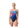Maillot de bain Speedo Femme ECO+ PLACEM DIG TURNB BLA/PIN