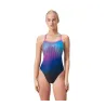 Maillot de bain Speedo Femme ECO+ PLACEM DIG TURNB BLA/PIN