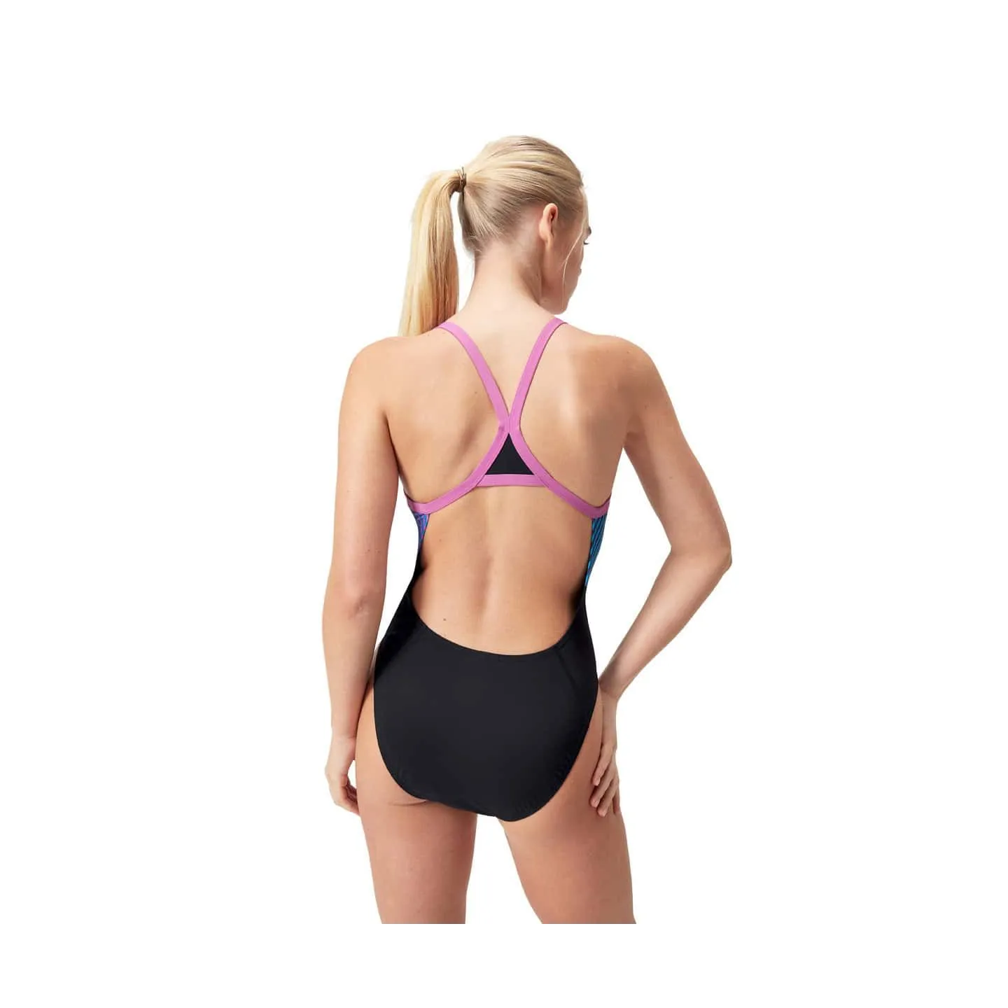Maillot de bain Speedo Femme ECO+ PLACEM DIG TURNB BLA/PIN