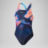 Maillot de bain Speedo Femme ECO+ PLACEM DIG POWERBACK NAV/RED