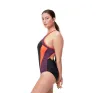 Maillot de bain Speedo Femme ECO+ HI NECK SPLICE XB BLA/RED
