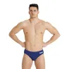 MEN'S TEAM SWIM BRIEFS SOLID NAVY-WHITE