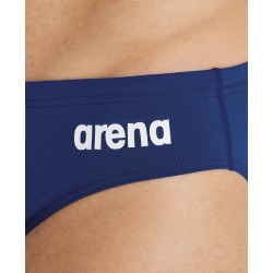 MEN'S TEAM SWIM BRIEFS SOLID NAVY-WHITE