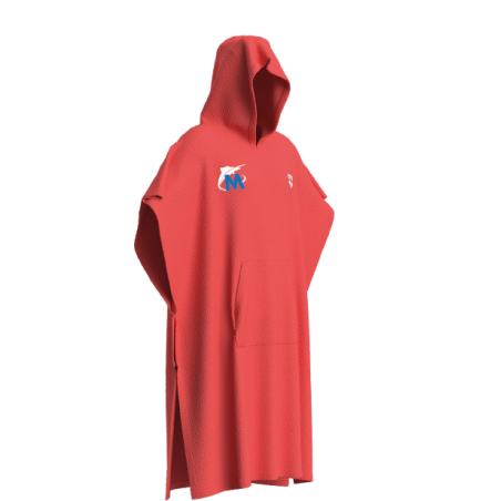 Poncho Unisexe - Broderie 3MUC Natation CORAIL - broderie dos possible.