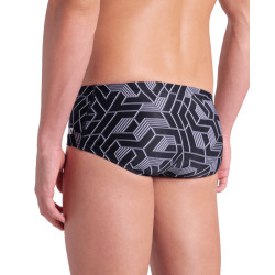 MEN'S ARENA ESCAPE SWIM LOW WAIST SHORT TEAM BLACK