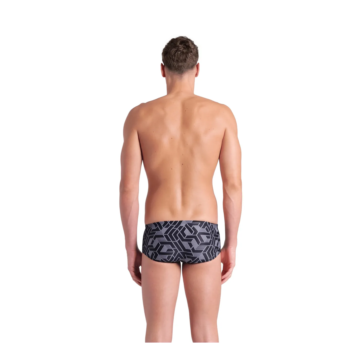 MEN'S ARENA ESCAPE SWIM LOW WAIST SHORT TEAM BLACK