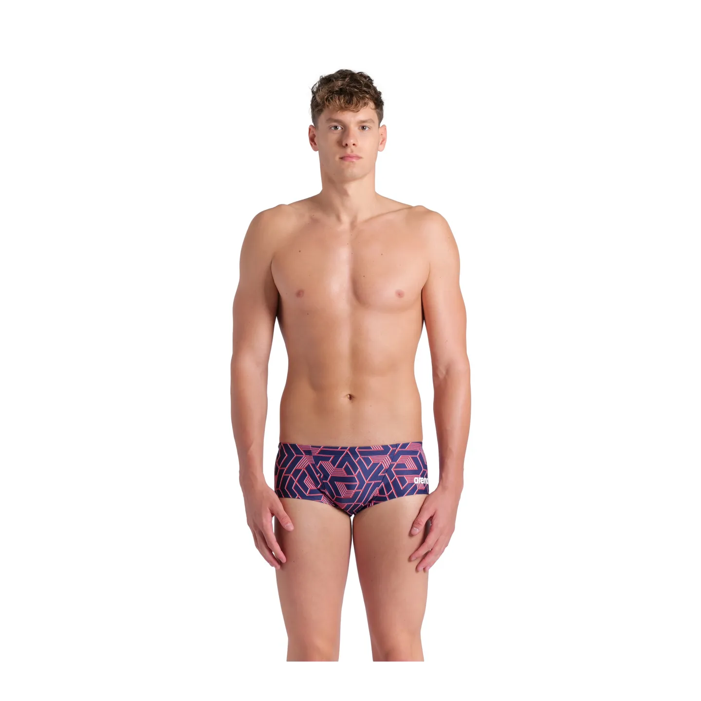 MEN'S ARENA ESCAPE SWIM LOW WAIST SHORT TEAM REDWHITEBLUE
