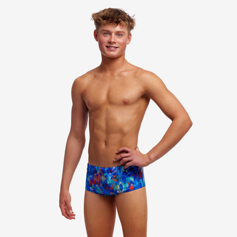 Boy's Sidewinder Trunks Paint Press