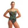 Ladies Diamond Back One Piece Spot Me