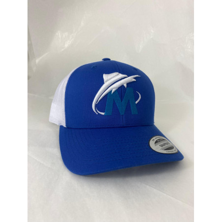 Casquette retro trucker Royal/White 3MUC Natation