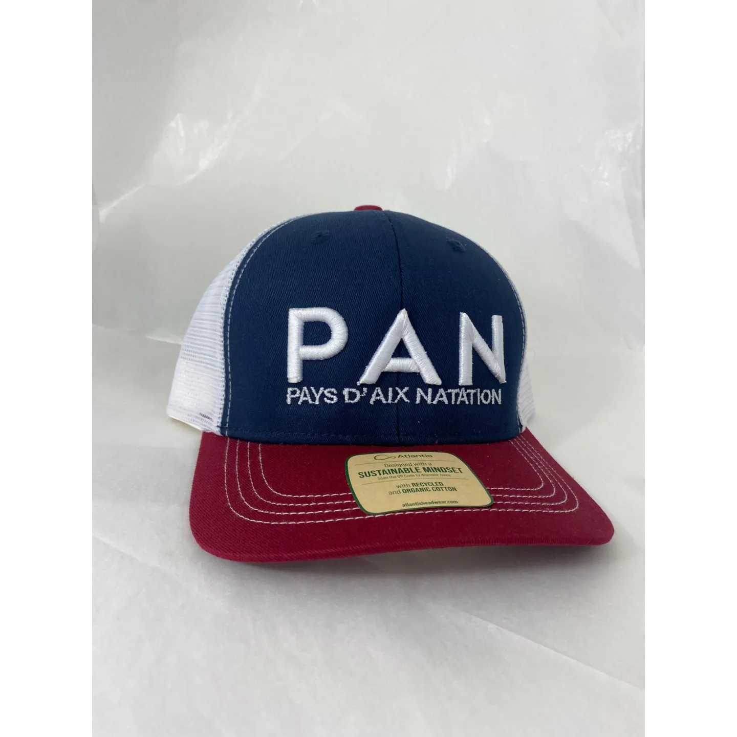 Casquette Sonic S Navy/Cardinal White Pays d'Aix Natation