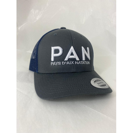 Casquette retro trucker Charcoal/Navy Pays d'Aix Natation