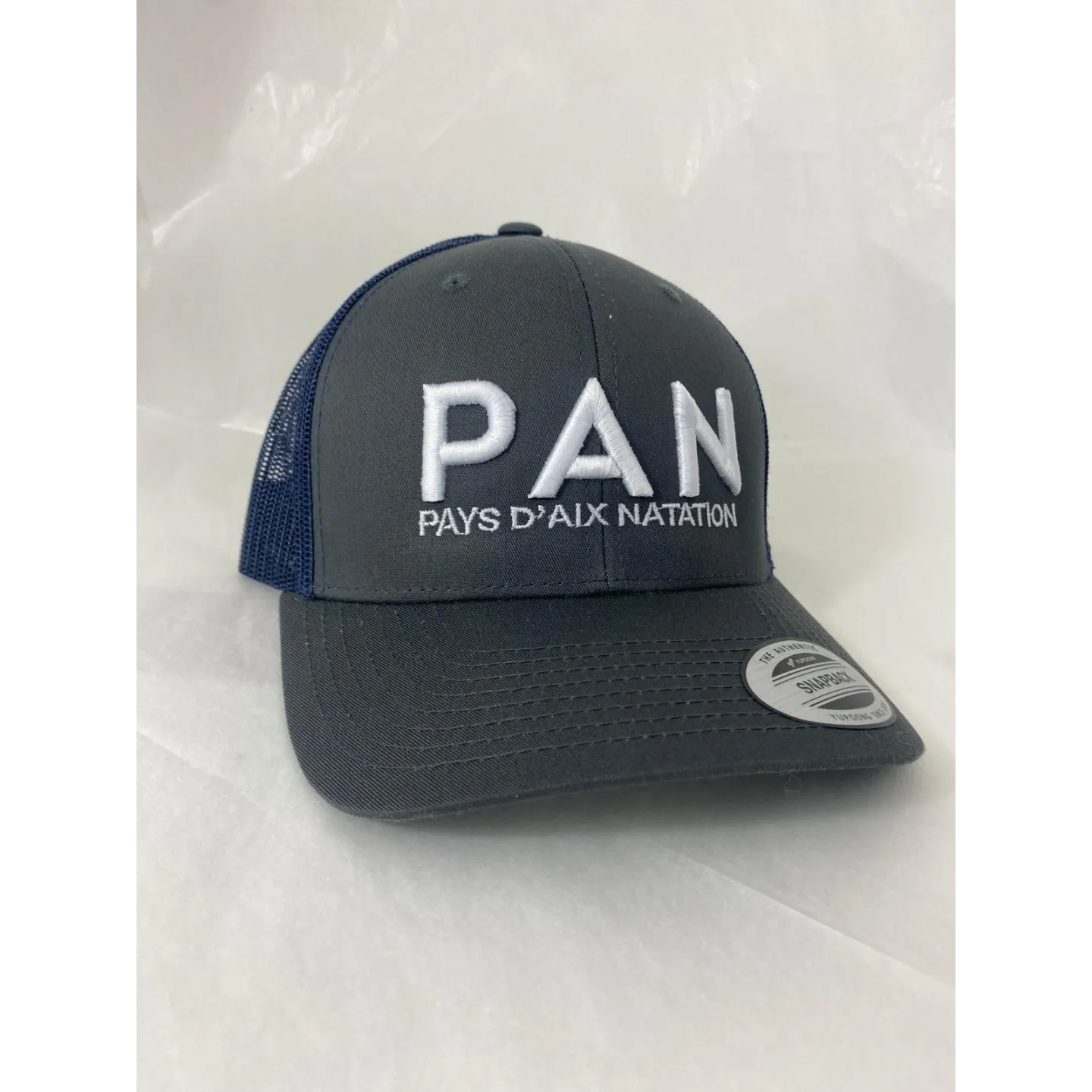 Casquette retro trucker Charcoal/Navy Pays d'Aix Natation