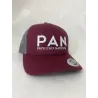 Casquette retro trucker Maroon/Grey Pays d'Aix Natation