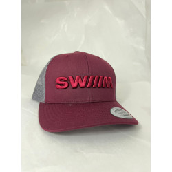 Casquette SWIIIM BORDEAUX MAROON GREY