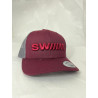Casquette SWIIIM BORDEAUX MAROON GREY