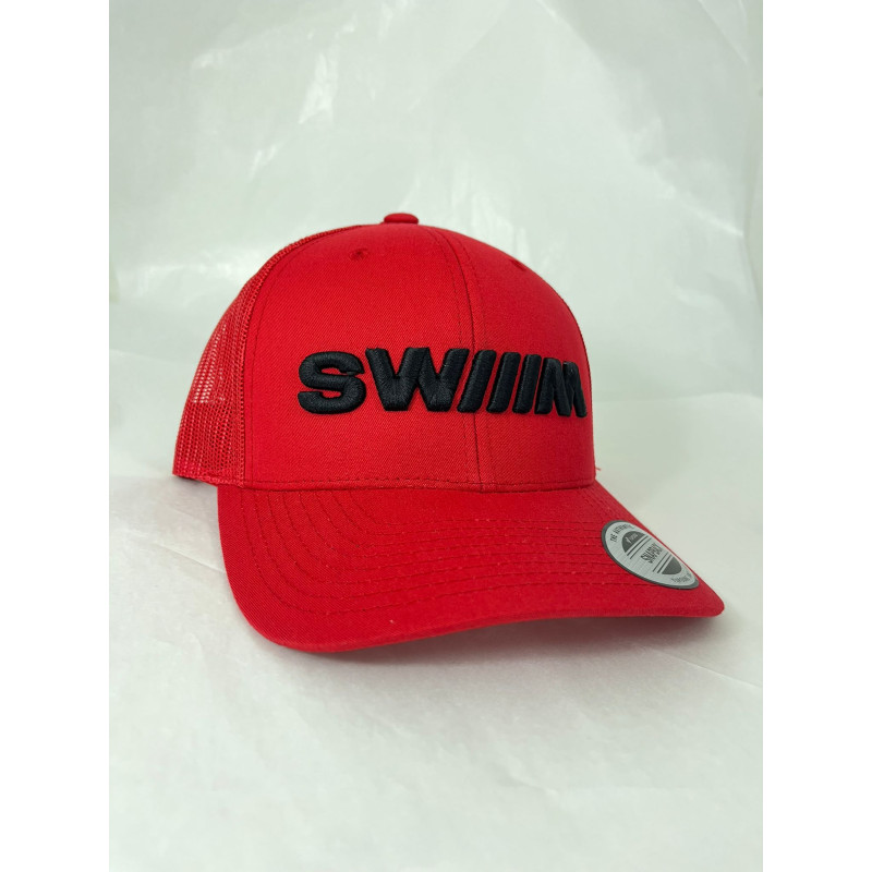 Casquette SWIIIM BLACK RED