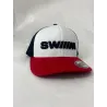Casquette SWIIIM BLACK RED WHITE FLEXFIT