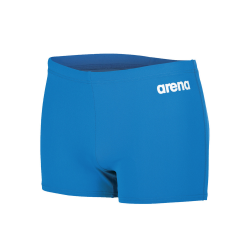 MEN'S TEAM SWIM SHORT SOLID ROYAL-WHITE