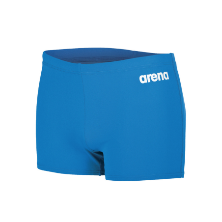 MEN'S TEAM SWIM SHORT SOLID ROYAL-WHITE