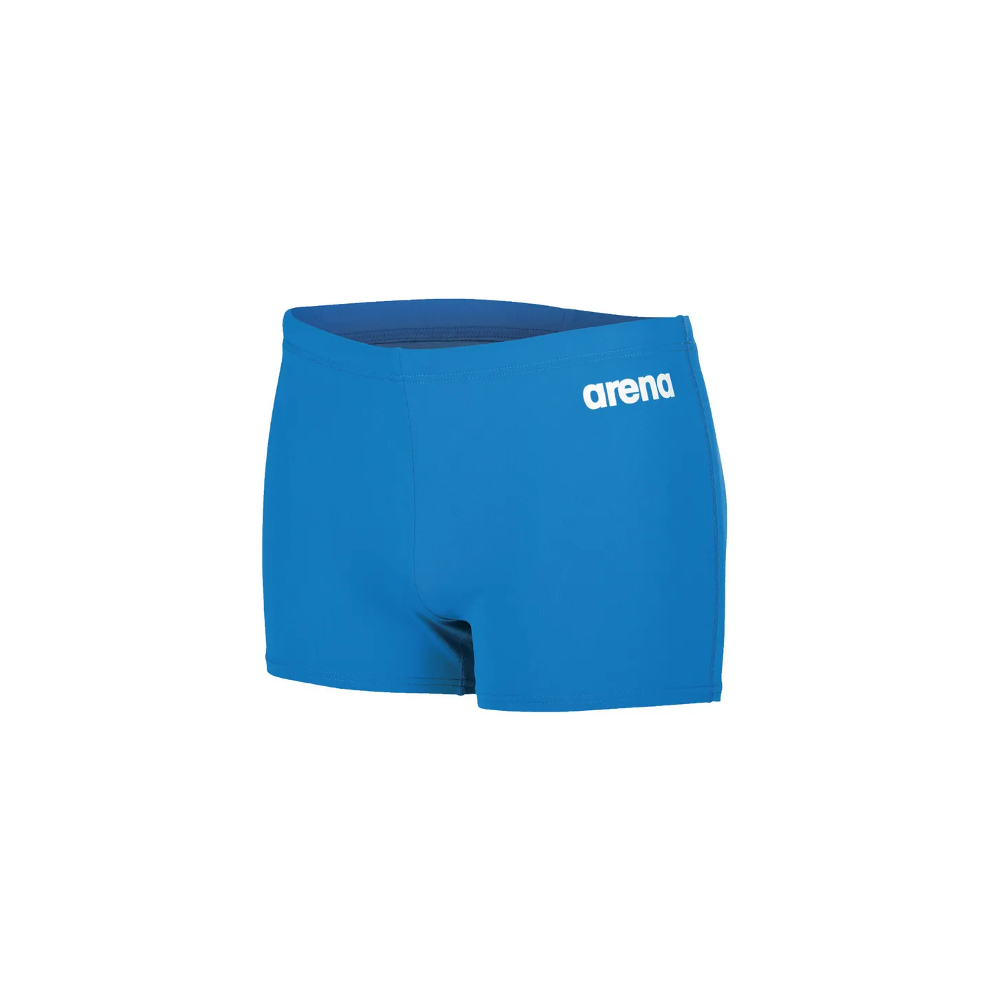 MEN'S TEAM SWIM SHORT SOLID ROYAL-WHITE