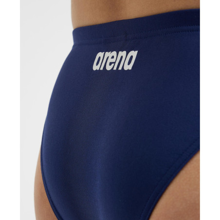 WOMEN'S TEAM SWIM BOTTOM SOLID NAVY-WHIT