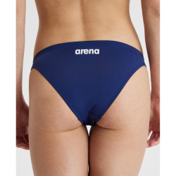 WOMEN'S TEAM SWIM BOTTOM SOLID NAVY-WHIT