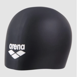 ARENA LONG HAIR CAP BLACK-WHITE
